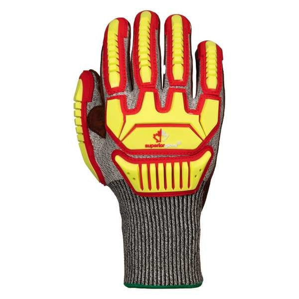 Tenactiv Work Gloves, Cut Level A8 , Uncoated , Nitrile , XL 1 PR - STAGBLPVB-XL