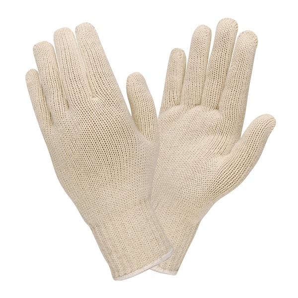Cordova Machine Knit, Medium Weight, 100% Cotton Gloves, L, 12PK - 3435L