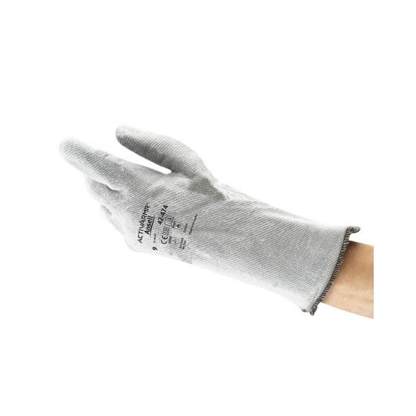 Ansell Nitrile, Gray, L, 1 PR - 288352
