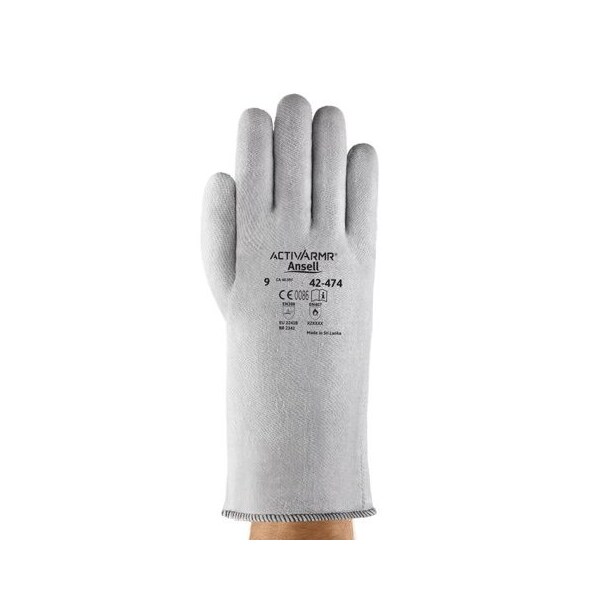 Ansell Nitrile, Gray, L, 1 PR - 288352