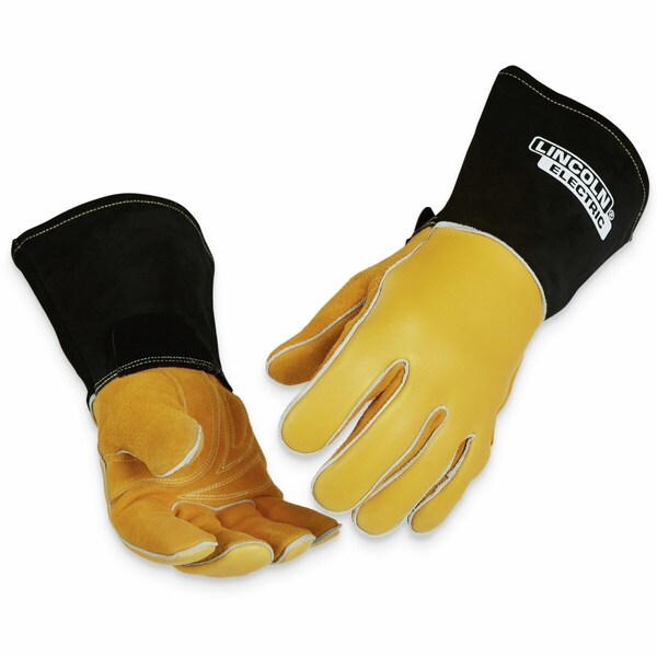 Lincoln Electric Welding Gloves, Elkskin Stick/MIG, L - K4788-L