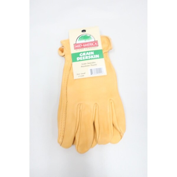 Mid America Small Deer Skin General Safety Glove 12PK - 1541SM