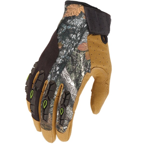 Lift Safety HANDLER Glove CamoBrown Dual Layer Fused Silicone PalmFingers - GHR-17CFBRM