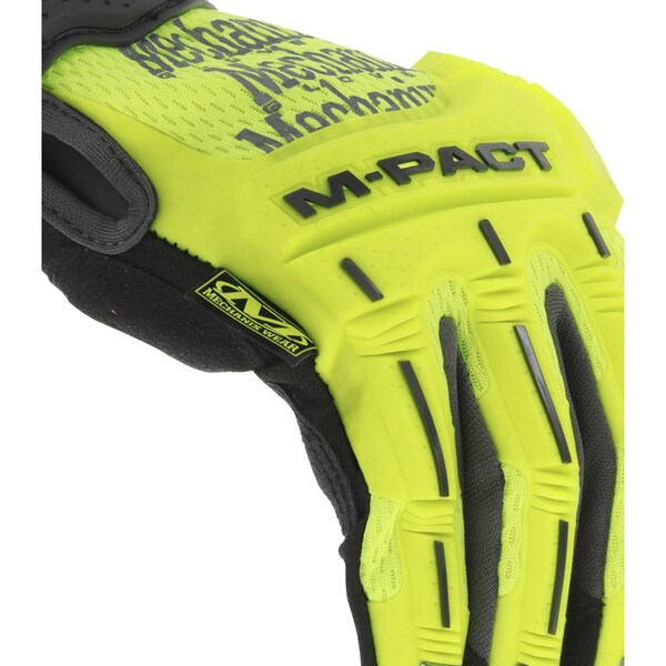 Mechanix Wear M-Pact XD Impact Gloves, L, Hi-Vis Yellow, PR - SMP-91-010