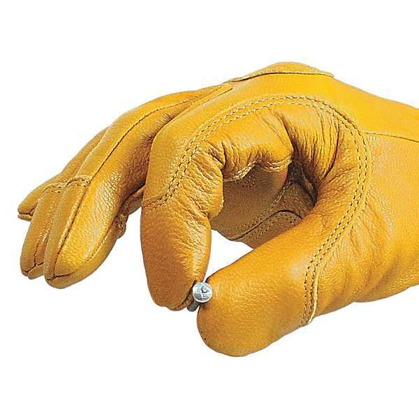 Youngstown Glove Co Arc Flash Gloves, Goat Grain Leather, Slip-On Cuff Tan, XL, 1 PR - 12-3265-60-XL