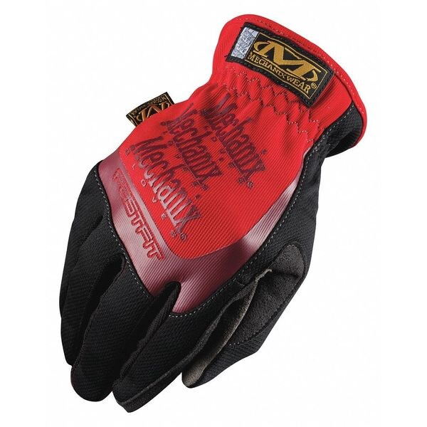 Mechanix Wear FastFit(R) Mechanics Gloves, Synthetic Leather Palm, TrekDryÂ® Back, 11, Red - MFF-02-011