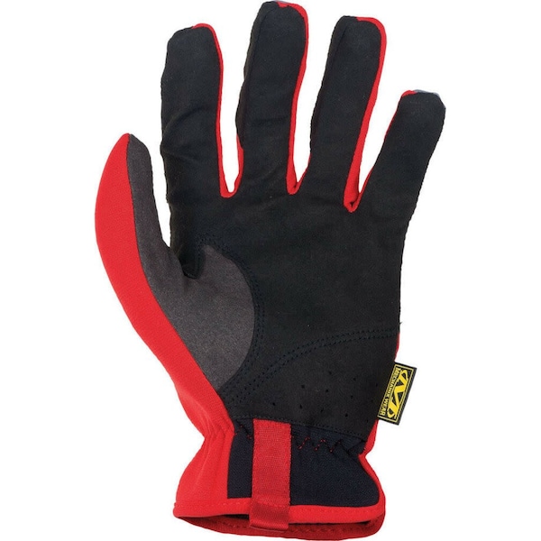 Mechanix Wear FastFit(R) Mechanics Gloves, Synthetic Leather Palm, TrekDryÂ® Back, 11, Red - MFF-02-011