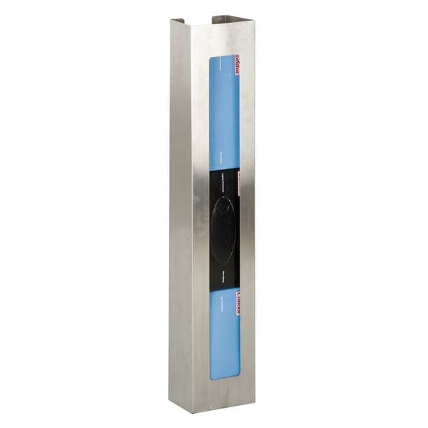 Zoro Select Vertical Glove Dispenser, Stainless Steel, Holds (3) Boxes , Silver , 30"H x '5-1/2"W x  3-3/4"D - 6GKZ3