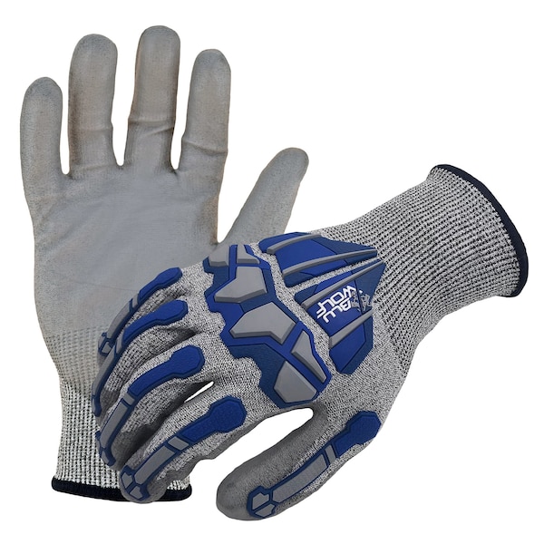 Azusa Safety Cut Resistant Work Gloves, Cut Level A4 , Polyurethane , Smooth , M 1 PR - BW4010