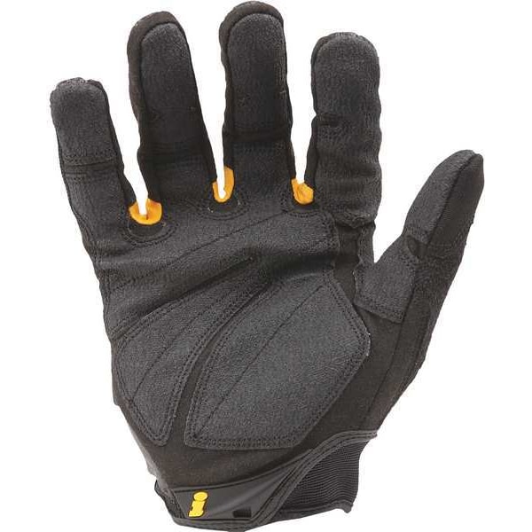 Ironclad Performance Wear Superduty(TM) Mechanics Gloves, Synthetic Leather Palm, Nylon, SpandexÂ® Back, L, Black - SDG2-04-L