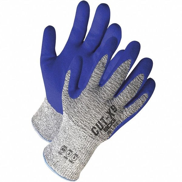 Bdg Coated Gloves, Cut Level A9 , Dipped , Nitrile , Sandy , XL 1 PR - 99-1-9629-10
