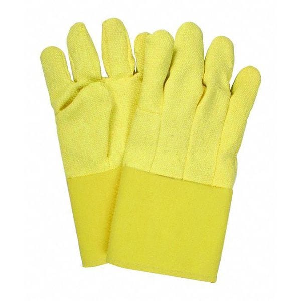 Thermobest Thermal Gloves, Thermobest(TM), 500 Degrees F Max Temp., Yellow, Regular, 1 PR - G64TCVBGC14
