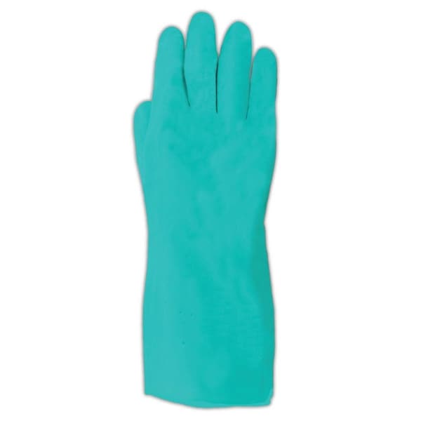 Showa Chemical Resistant Gloves, Green, 10, 12 PK - 730-10