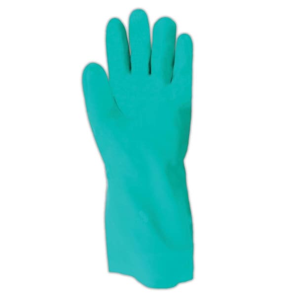 Showa Chemical Resistant Gloves, Green, 10, 12 PK - 730-10