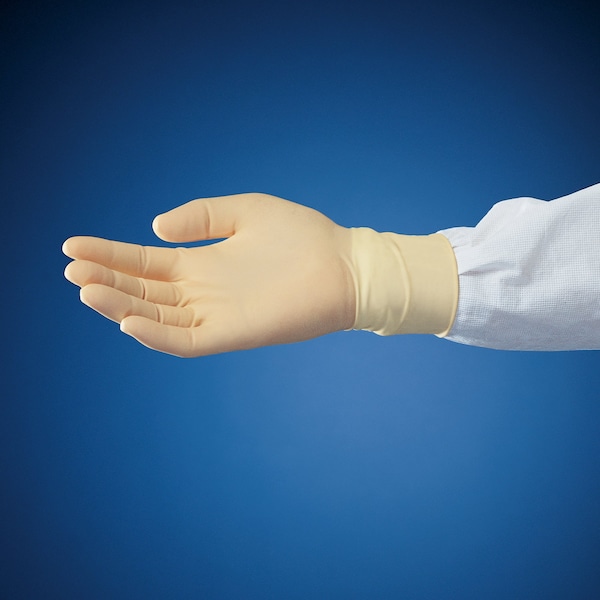 Kimtech G3, Disposable Gloves, 8.7 mil Palm, Latex, Powder-Free, XL, 100 PK, Beige - 56816
