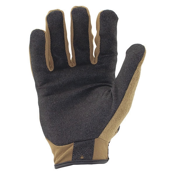Ironclad Performance Wear Command(TM) Mechanics Touchscreen Gloves, Nylon Palm, Polyester Back, XL, Brown - IEX-PPG-05-XL