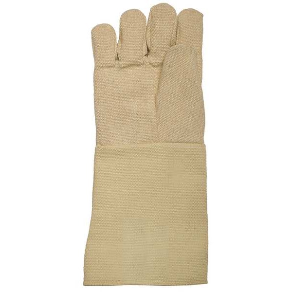 Condor Condor Heat Resistant Gloves, Kevlar(R)/Cotton, 660  Degrees F Max Temp., Gauntlet Cuff L ( 9 ) - 5T356
