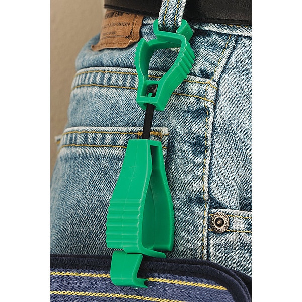 Glove Guard Glove Guard(R) Clip, Green, Blank - 1939GN