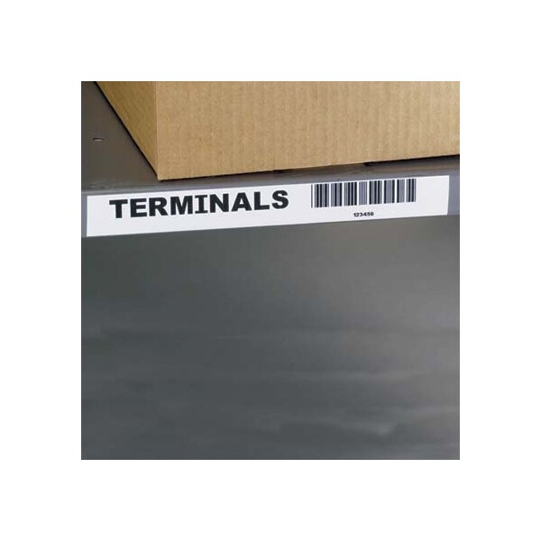 Panduit LS8 CONT.TAPE CASSETTE NEGRO, EN VINIL BLANCO ROHS, 25.40X7.6MM - T100X000VPC-BK