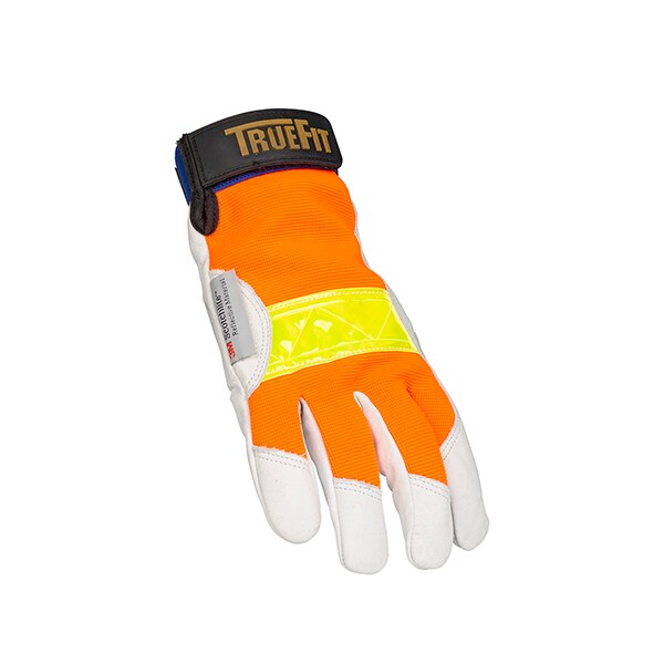 Tillman Hi-Vis Cold Protection Gloves, Grain Pigskin Leather Palm, Thinsulate Lining, Orange, Xl - 1486XL