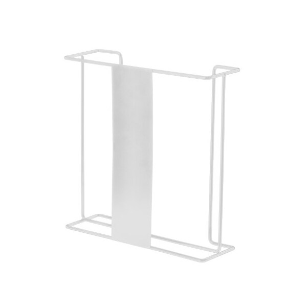 Alpine Industries Double Box Wire Wall Mount Glove Dispenser, White, PK5 - ALP485-02-WHI-5PK