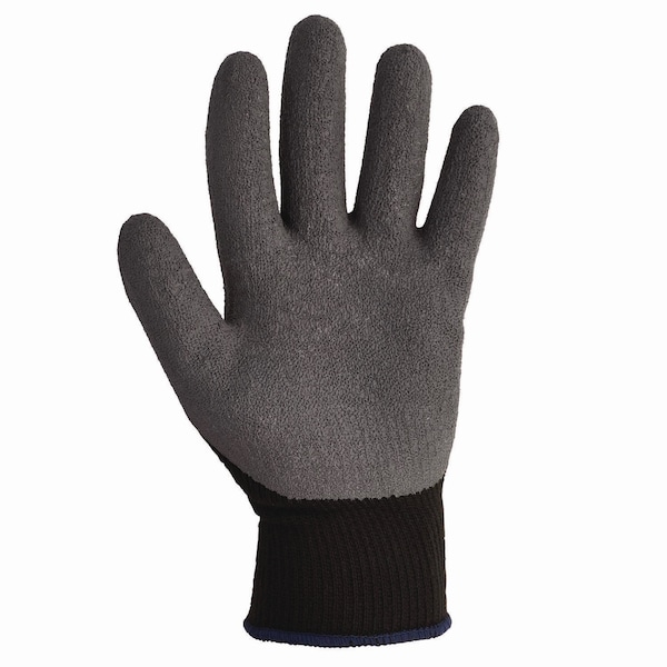 Kleenguard G40 Latex Coated Gloves, 270 mm Length, 11 X-Large, Poly/Cotton, Gray/Black, Pair, 12PK - KCC 97274