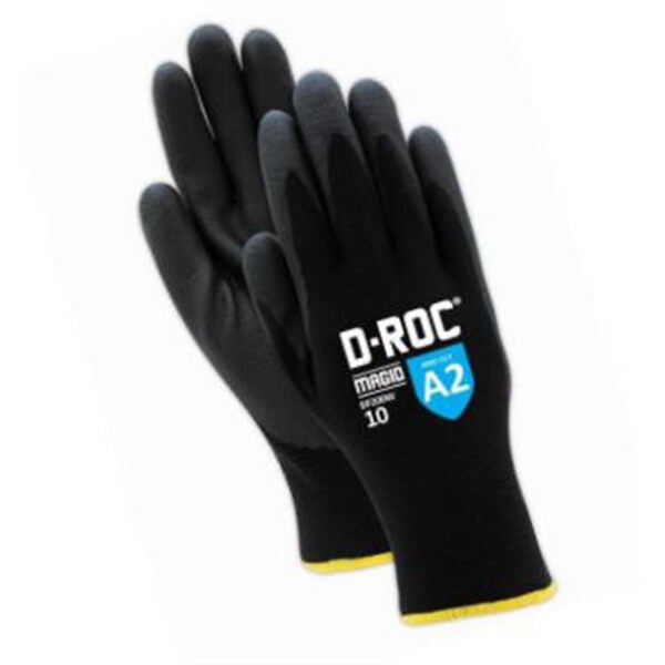 Magid Glove & Safety Mfg Co Magid D-Roc Water Repellent Thermal Foam Nitrile Coated Work Glove- Size 8 - BP200W8