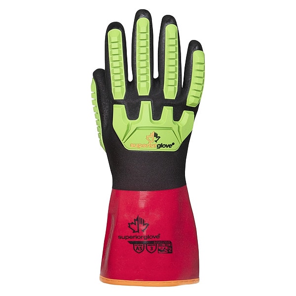 Chemstop Gloves, A4Cut, Impact-Resistant, PVC, 11, PR - S15KGVNVB-11