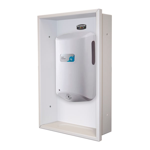 Bowman Dispensers Semi-Recessed Hand Sanitizer Dispenser - RE304-0012