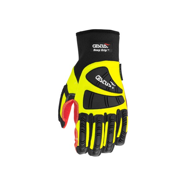 Cestus ANSI Cut A2 Impact Gloves, Skid-X Rough Out Coarse Palm, 4XL - 3026-4XL