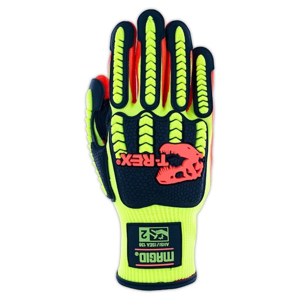 Magid TREX Flex Series TRX500 HiViz Impact Gloves, XXXL - TRX500-XXXL