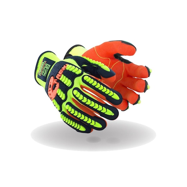 Magid TREX Flex Series TRX500 HiViz Impact Gloves, XXXL - TRX500-XXXL