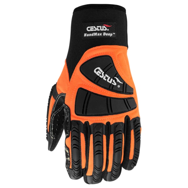 Cestus Impact Gloves, Synthetic Leather Palm with Dots, 4XL - 3015-4XL