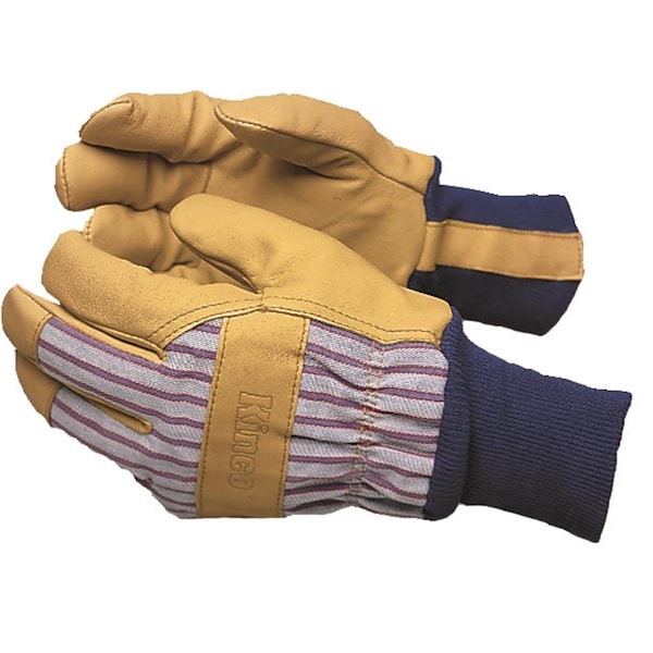 Kinco Kinco 1927KW Lined Premium Grain Pigskin Gloves with Knit Wrist - 1927KW-S