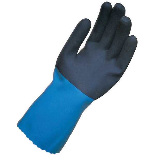 Mapa NL34 Stanzoil Neoprene Gloves, 12in L, Medium Weight, Size 6 - 334946