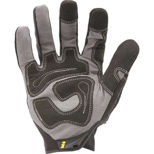 Ironclad Performance Wear General Utility(TM) Mechanics Gloves, Synthetic Leather Palm, Nylon Back, L, Black - GUG-04-L