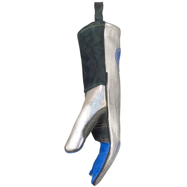 Caiman 1524 Welding Gloves, Gauntlet Cuff, Reinforced Thumb, Premium Cowhide, L, 1 PR - 1524