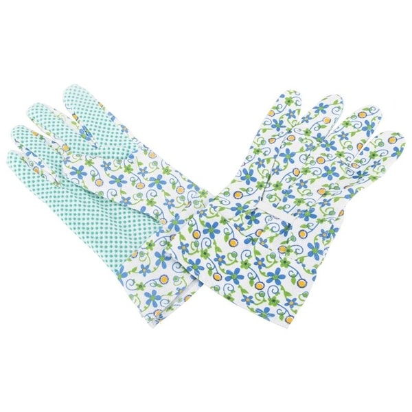 Diamondback Garden Gloves with PVC Dots, Women's, One-Size, Fabric 80% Cotton 20% polyester - C001