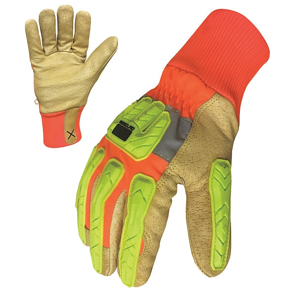 Ironclad Performance Wear Winter Leather Impact Gloves, XL, PR - EXO2-HVIP-05-XL