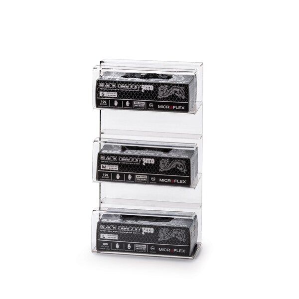 Omnimed Acrylic Top Open Glove Box Holder(s) (Triple - 305328
