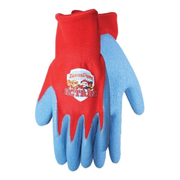 Midwest Quality Gloves Midwest Quality Glove 7503766 Nickelodeon Kids Polyester Gardening Gloves - Red- pack of 6 - 7503766