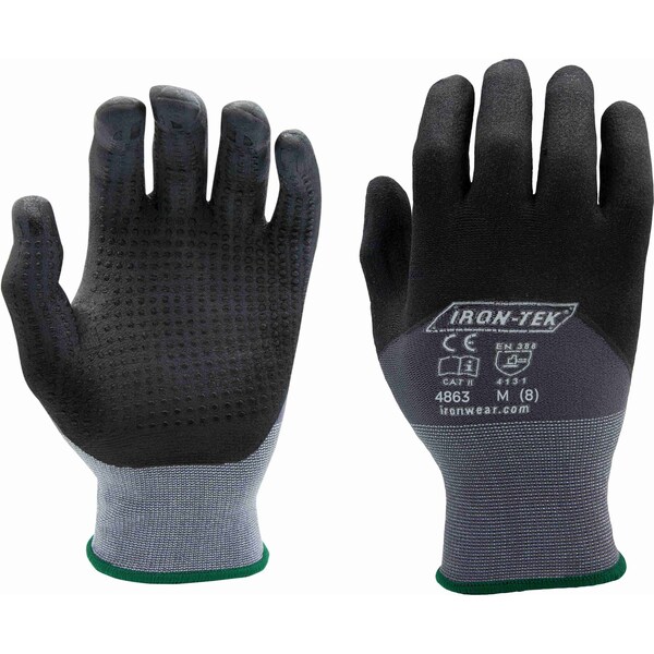 Ironwear Strong Grip Cut Resistant Glove A4 | High Dexterity & Sensitivity | Breathable Coating PR - 4863-MD