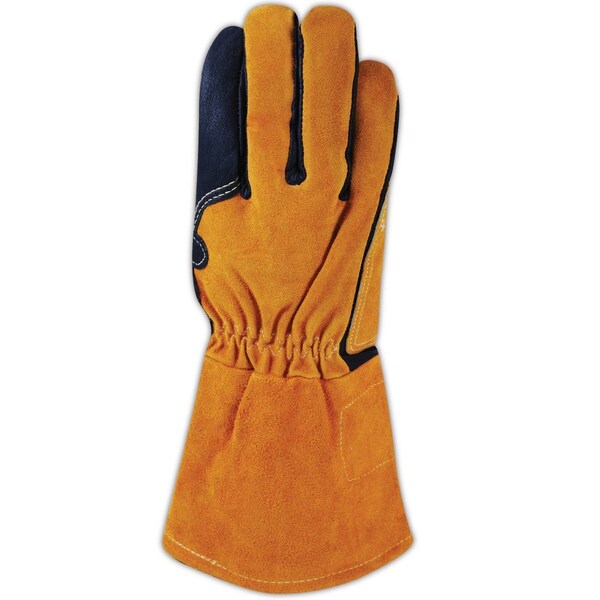 Magid Weld/Heat Gloves, Leather, M, 12 PK - T8800-M