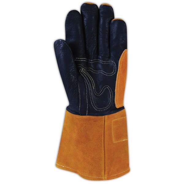 Magid Weld/Heat Gloves, Leather, M, 12 PK - T8800-M