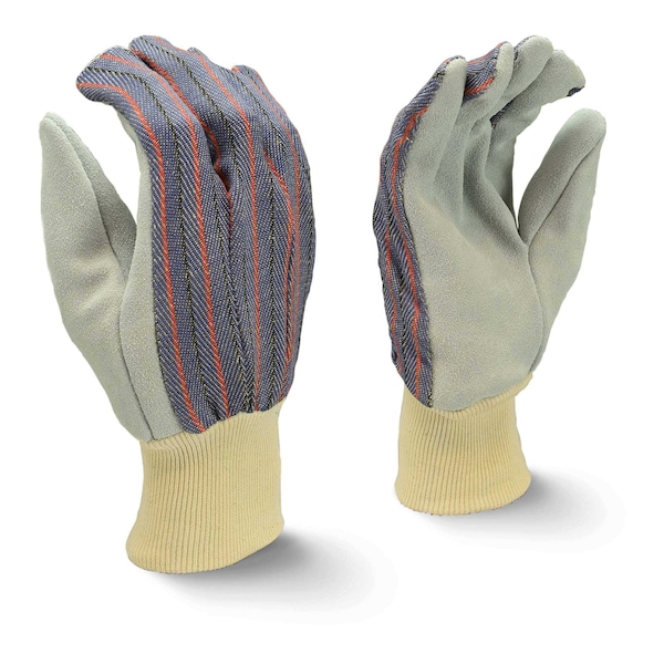 Radians RWG3010 Economy Shoulder Gray Split Cowhide Leather Glove - RWG3010L