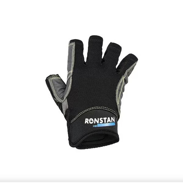 Ronstan Sticky Race Gloves, Synthetic leather, Hook and Loop, Black - CL730L