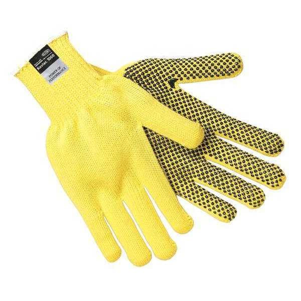 Mcr Safety Cut Resistant Coated Gloves, Cut Level A3 , Dotted , PVC , Dotted , XL 12 PK - 9365XL