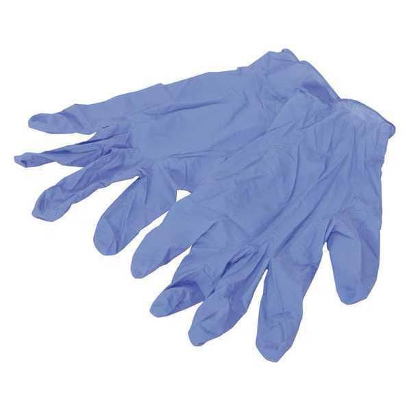 Honeywell North Disposable Gloves, 1 mil Palm, Nitrile, Powder-Free, L, 4 PK, Blue - 522000N