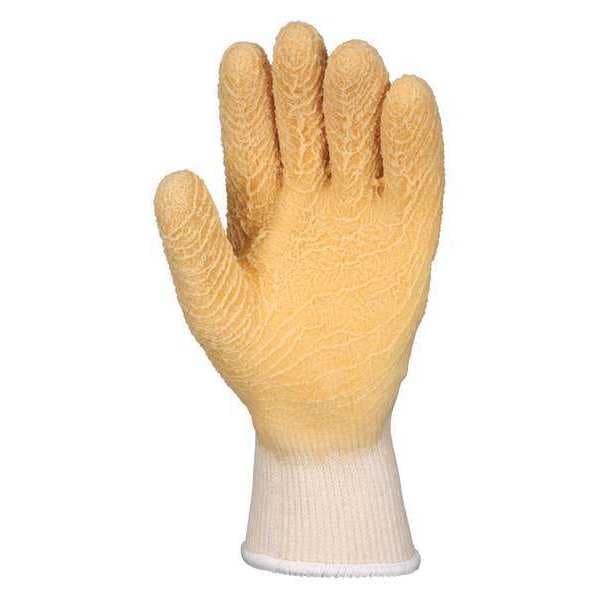 Mcr Safety Chemical Resistant Gloves, Natural Rubber Latex, 11 in L, 23.0 mil, Yellow, S, 12 PK - 6832S