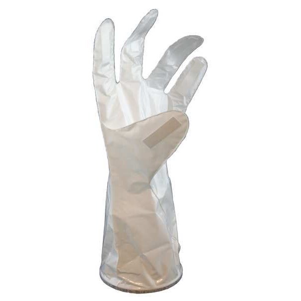 Trellchem Chemical Resistant Gloves, Laminated Film, 15 in L, 2.50 mil, White, 11, 1 PR - 66-700